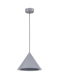 John Lewis Matteo LED Cone Pendant Ceiling Light, Grey