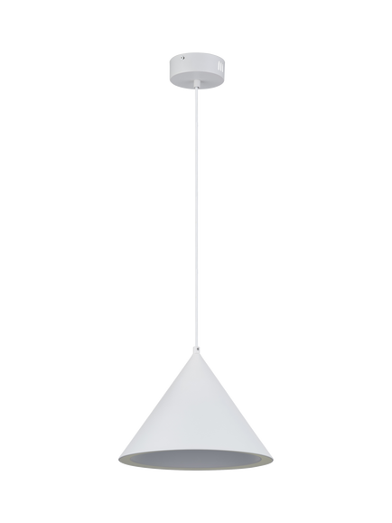 John Lewis Matteo LED Cone Pendant Ceiling Light, White