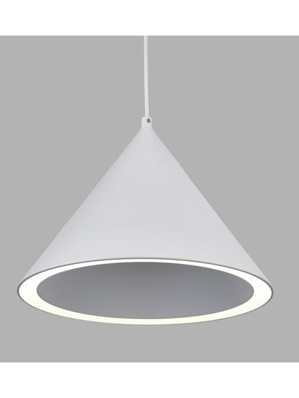 John Lewis Matteo LED Cone Pendant Ceiling Light - view 2, White