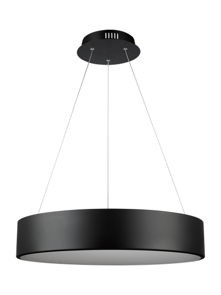 John Lewis Matteo Large Hoop Pendant Ceiling Light, Black