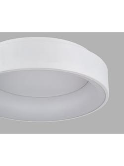 John Lewis Matteo Semi Flush Hoop Ceiling Light - view 2, White
