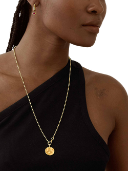 Edge of Ember Elegant Birthstone Drop Earrings, Yellow Gold/Garnet - view 2, Yellow Gold/Citrine