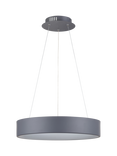 John Lewis Matteo Small Hoop Pendant Ceiling Light, Grey