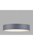 John Lewis Matteo Small Hoop Pendant Ceiling Light, Grey