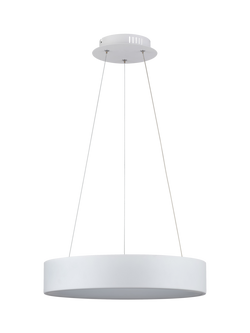 John Lewis Matteo Small Hoop Pendant Ceiling Light, White