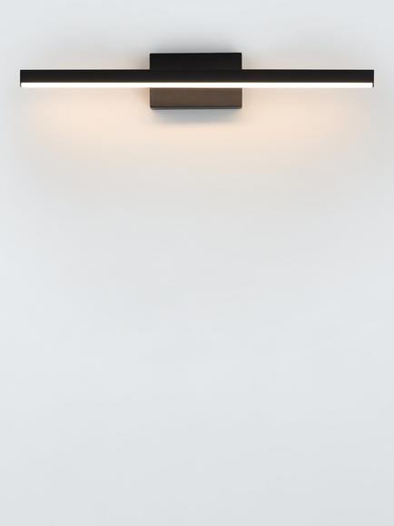 John Lewis Matteo Picture Wall Light, 45cm, Black