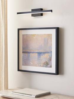 John Lewis Matteo Picture Wall Light, 45cm - view 2, Black