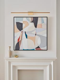 John Lewis Matteo Picture Wall Light, 80cm - view 2, Gold