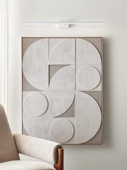 John Lewis Matteo Picture Wall Light, 80cm - view 2, White