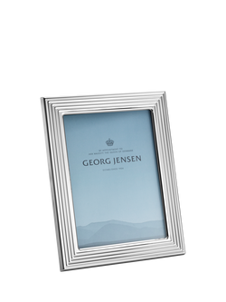Georg Jensen Bernadotte Stainless Steel Photo Frame, 5 x 7" (13 x 18cm), Clear