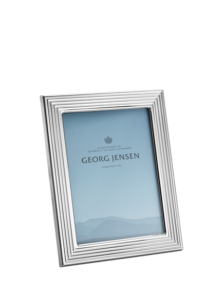 Georg Jensen Bernadotte Stainless Steel Photo Frame, 5 x 7" (13 x 18cm), Clear