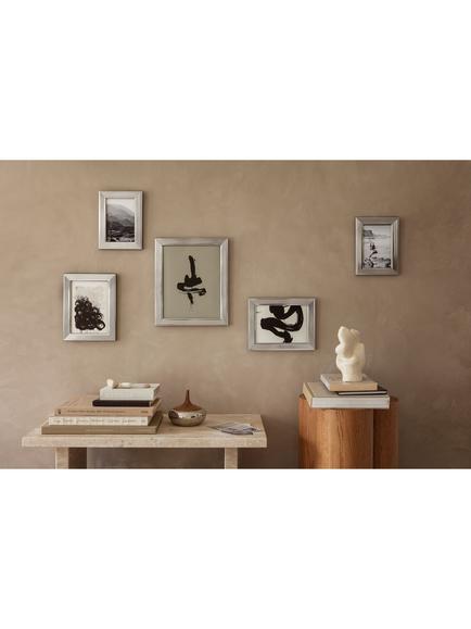 Georg Jensen Bernadotte Stainless Steel Photo Frame, 5 x 7" (13 x 18cm) - view 2, Clear