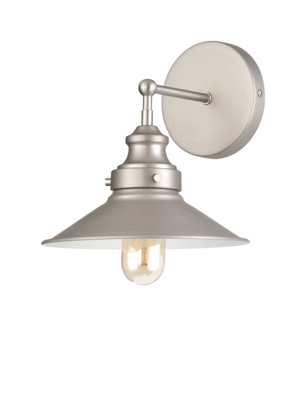 John Lewis Tobias Wall Light, Silver