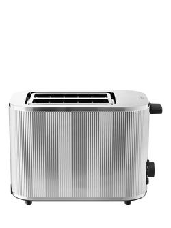Georg Jensen Bernadotte 2 Slice Toaster, Silver - view 2, Silver Silver