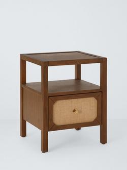 John Lewis Hetti 1 Drawer Bedside Table, Natural