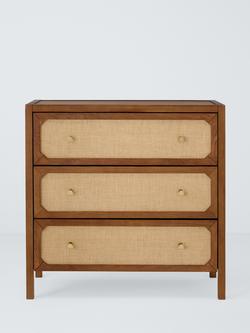 John Lewis Hetti 3 Drawer Chest - view 2, Natural Wood