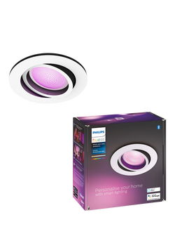 Philips Hue Centura Recessed Spotlight, White, White