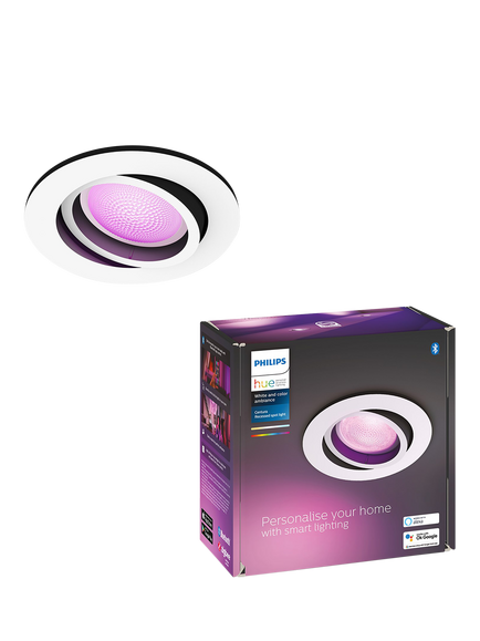 Philips Hue Centura Recessed Spotlight, White, White