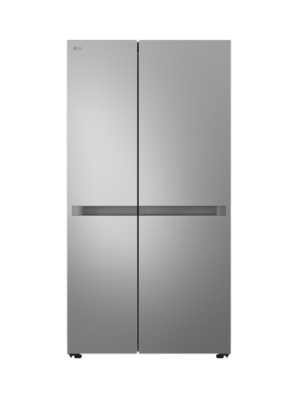 LG GSBC40PYPE Freestanding 60/40 American Fridge Freezer, Silver, Silver