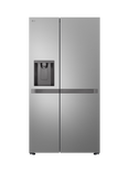LG GSLC41PYPE Freestanding 60/40 American Fridge Freezer, Silver