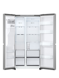 LG GSLC41PYPE Freestanding 60/40 American Fridge Freezer, Silver