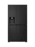 LG GSLE81EPBC Freestanding 60/40 Amercian Fridge Freezer, Black