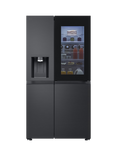 LG GSXE90EVAD Freestanding 60/40 American Fridge Freezer, Black