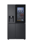 LG GSXE90EVDD Freestanding 60/40 American Fridge Freezer, Black