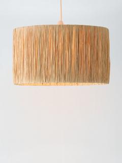 John Lewis Raffia Pendant Ceiling Shade, 40cm, Natural