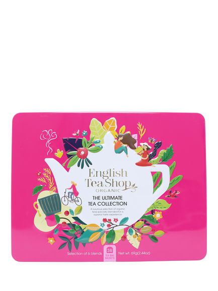 English Tea Shop The Ultimate Tea Collection Gift Tin, 36 Sachets, Multi