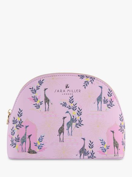Sara Miller Savannah Cosmetic Bag, Pink, Pink