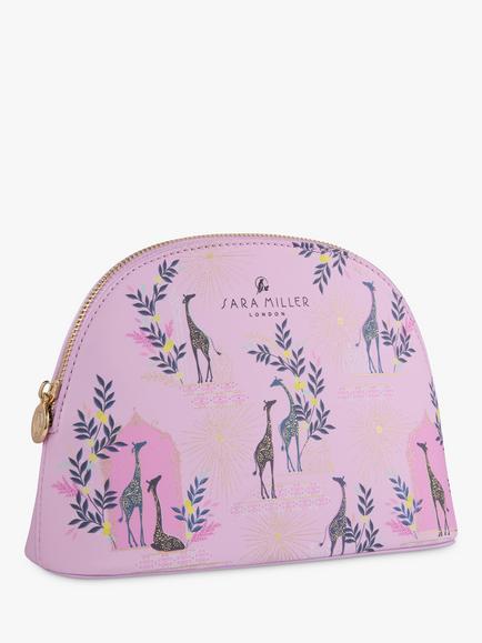 Sara Miller Savannah Cosmetic Bag, Pink - view 2, Pink