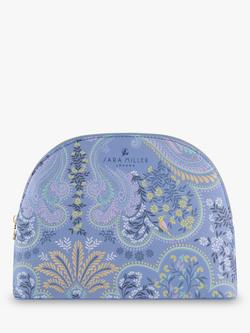 Sara Miller Savannah Large Make Up Bag, Blue, Blue