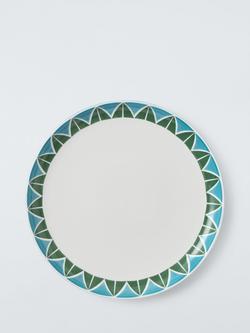 John Lewis Lisbon Fine China Dinner Plate, 26.4cm, Multi