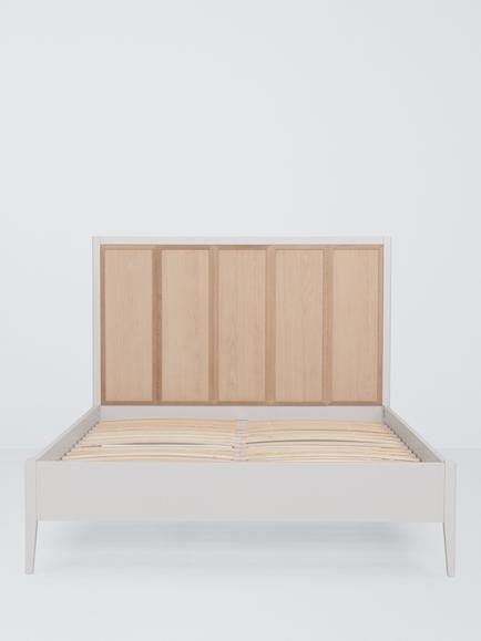 John Lewis Tray King Size Bed Frame, Beige - view 2, Beige