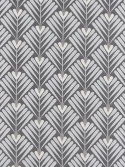 John Lewis Clifton Made to Measure Curtains or Roman Blind, Steel, Steel