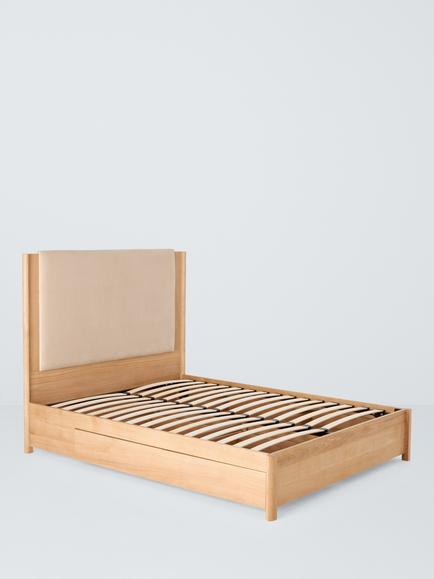 John Lewis Rest 4 Drawer Bed Frame, King Size, Natural Wood, Natural Wood