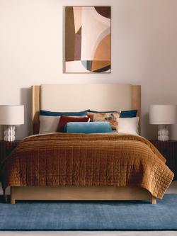 John Lewis Rest 4 Drawer Bed Frame, King Size, Natural Wood - view 2, Natural Wood