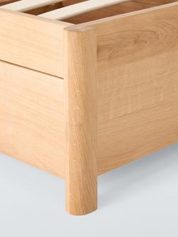 John Lewis Rest 4 Drawer Bed Frame, Super King Size, Natural Wood - view 2, Natural Wood