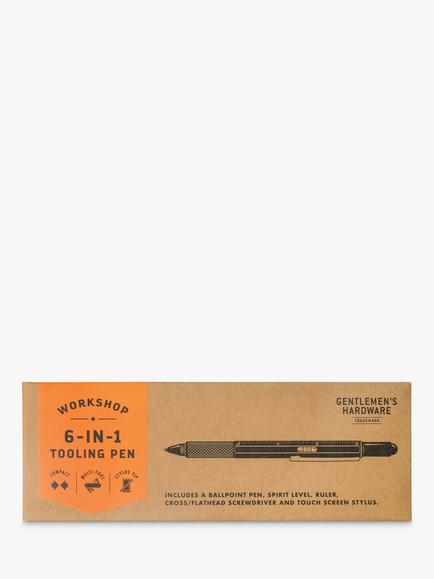 Gentlemen's Hardware 6-in-1 Tooling Pen, Multi, Multi