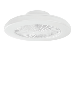 Seynave Ricardo Small Ceiling Fan & Flush LED Light, White