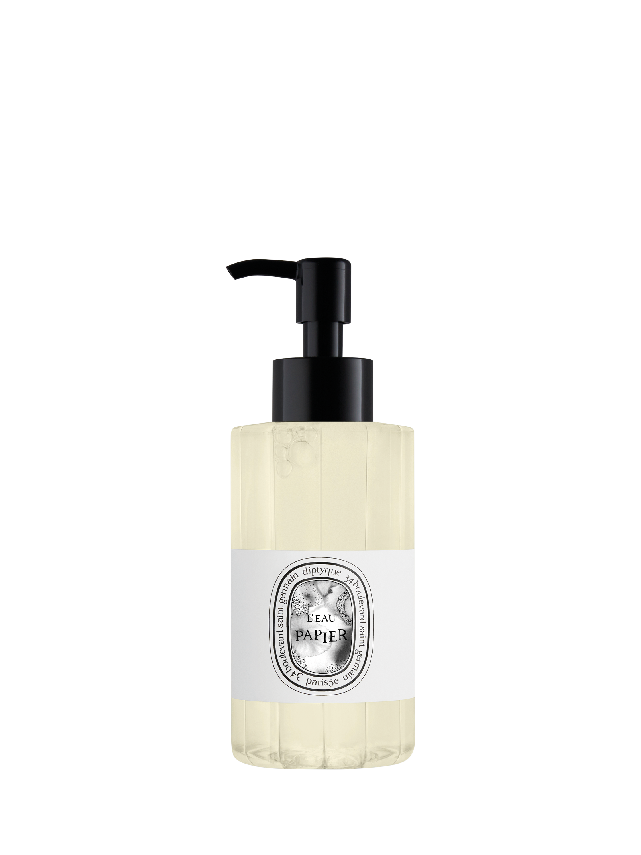 Product image 1 of 2, which shows Diptyque  L'Eau Papier Scented Cleansing Hand & Body Gel, 200ml