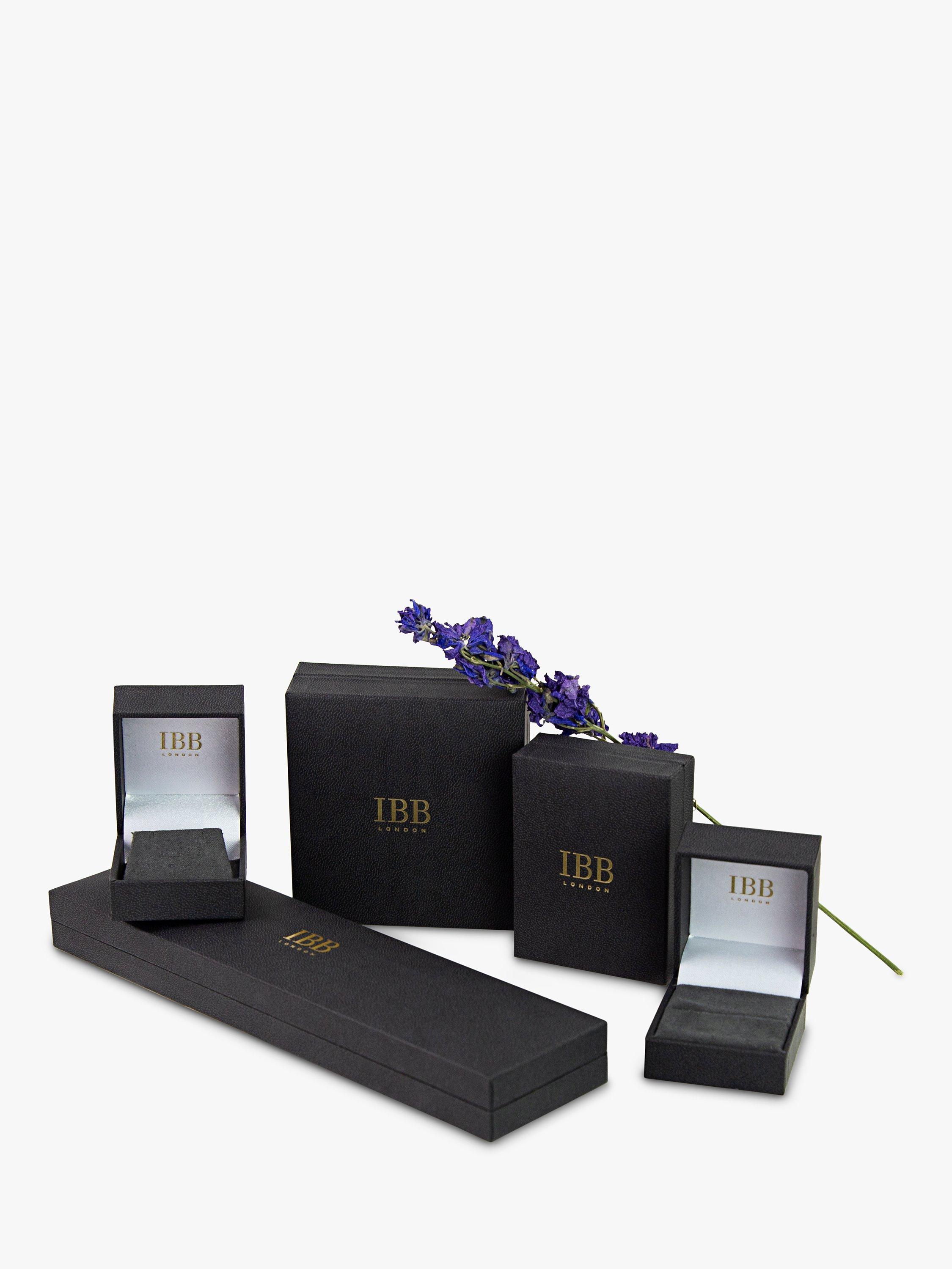 Product image 5 of 5, which shows IBB 18ct Yellow Gold Polished Creole Earrings, Gold