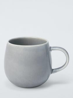 John Lewis Hug Stoneware Mug, 380ml, Blue