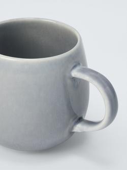 John Lewis Hug Stoneware Mug, 380ml - view 2, Blue