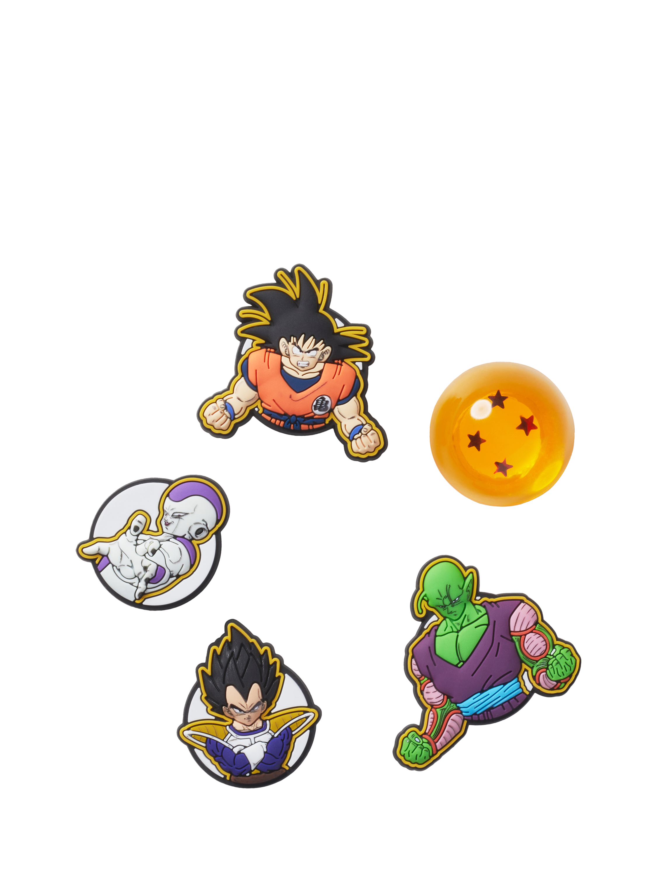 Product image 1 of 4, which shows Crocs Kids' Dragon Ball Z Jibbitz, Pack of 5
