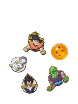 Crocs Kids' Dragon Ball Z Jibbitz, Pack of 5, Multi