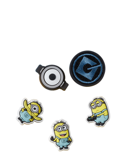 Crocs Kids' Minions Jibbitz, Pack of 5, Multi, Multi