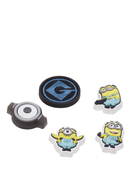 Crocs Kids' Minions Jibbitz, Pack of 5, Multi - view 2, Multi