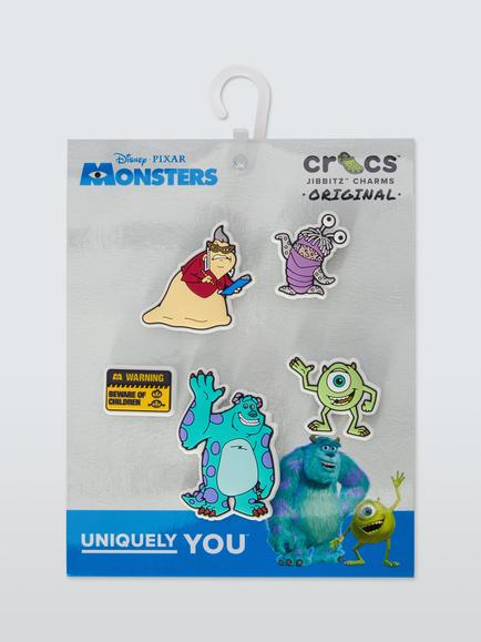 Crocs Kids' Monsters Inc Jibbitz, Pack of 5, Multi, Multi